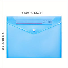 A4 Transparent Buckle Bag Identification Card File Bag