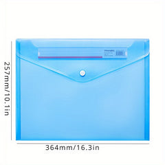 A4 Transparent Buckle Bag Identification Card File Bag