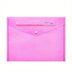 A4 Transparent Buckle Bag Identification Card File Bag