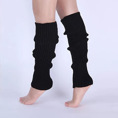 Y2k Knitted Leg Warmer Knee High Socks Women