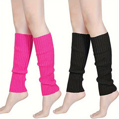 Y2k Knitted Leg Warmer Knee High Socks Women