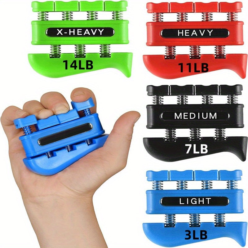 Ergonomic Finger Strengthener Hand & Forearm Grip 3/4pcs ABS Material