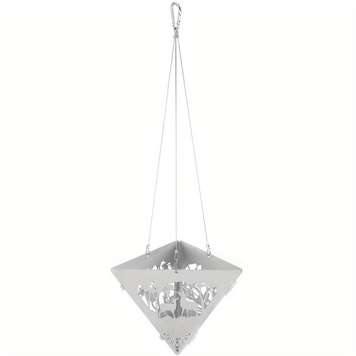 Portable Camping Triangle Hanging Stove Stainless Steel Grill Holder