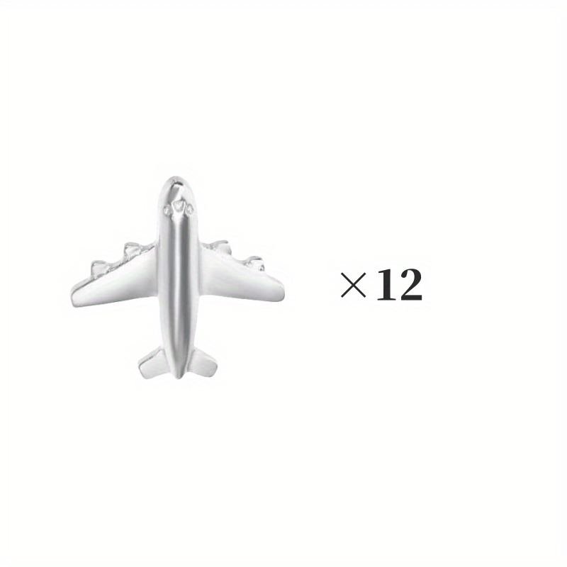 12pcs 3D Airplane Pins for Cork Boards
