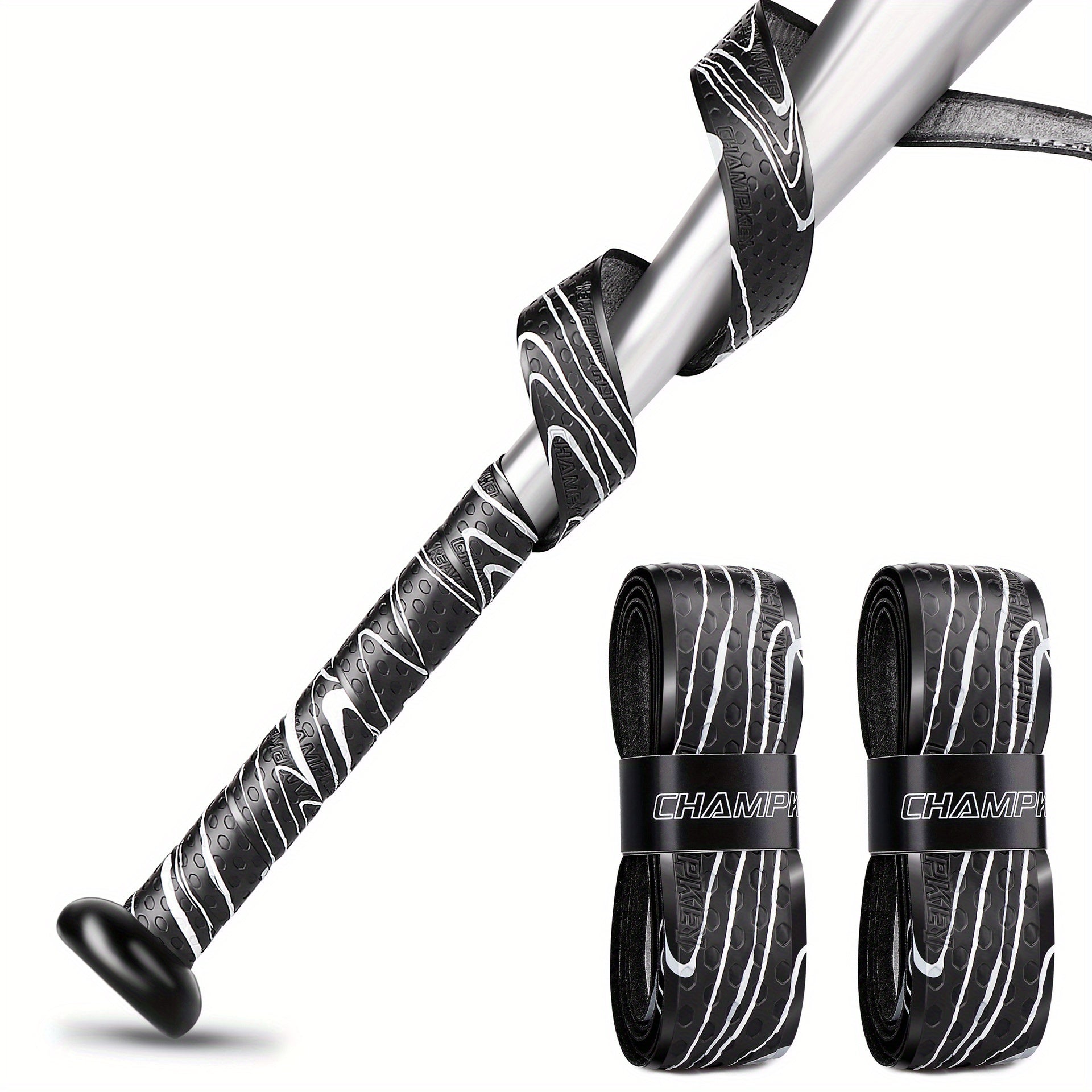 Baseball Wrapping Tape Reduces Hand Friction for Comfortable Bat Grip