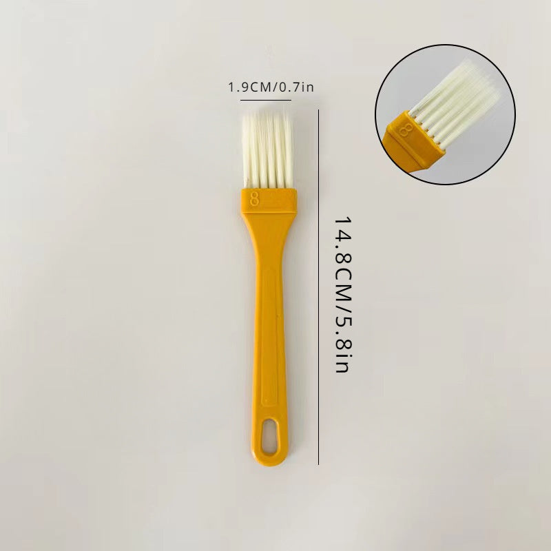 2pcs Plastic Paint Brush Non Hair Shedding Barbecue Brush