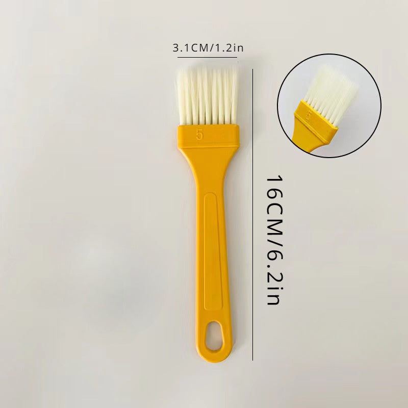 2pcs Plastic Paint Brush Non Hair Shedding Barbecue Brush