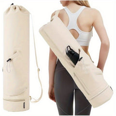 Yoga Mat Storage Bag With Water Bottle Pocket - Multifunctional Sports Bag