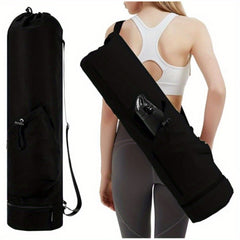 Yoga Mat Storage Bag With Water Bottle Pocket - Multifunctional Sports Bag