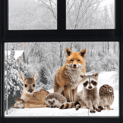 Realistic Animal Stickers for Wall Glass Door Window