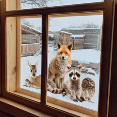 Realistic Animal Stickers for Wall Glass Door Window