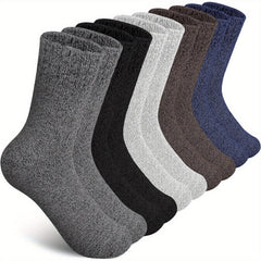 5 Pairs Thick Warm Wool Socks for Men