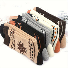 5 Pairs Thick Warm Wool Socks for Men