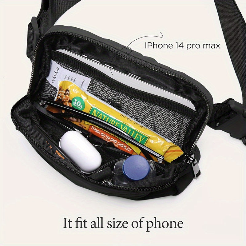 Sports Waist Bag Crossbody Chest Bag for Outdoor Running Cycling