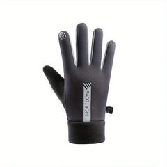 Plush Insulated Gloves for Winter Sports Touch Screen Outdoor Gloves
