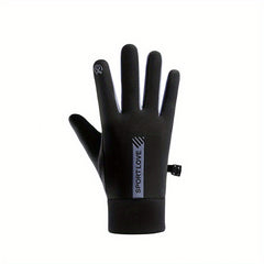 Plush Insulated Gloves for Winter Sports Touch Screen Outdoor Gloves
