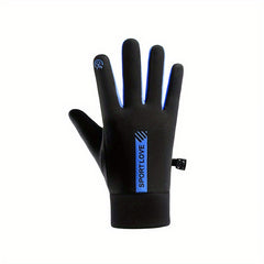 Plush Insulated Gloves for Winter Sports Touch Screen Outdoor Gloves