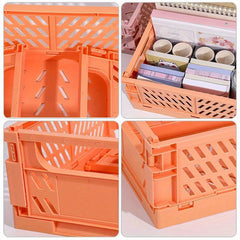 1pc Hollow Out Storage Basket Desktop Organizer Box