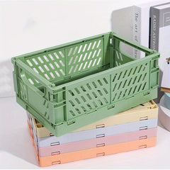 1pc Hollow Out Storage Basket Desktop Organizer Box