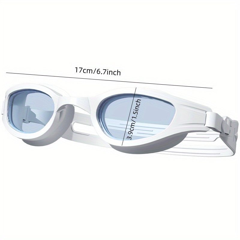 Adult Waterproof Anti-fog Swimming Goggles