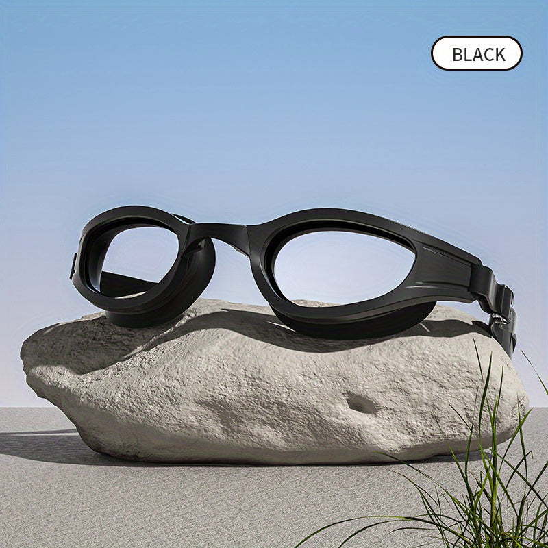 Adult Waterproof Anti-fog Swimming Goggles