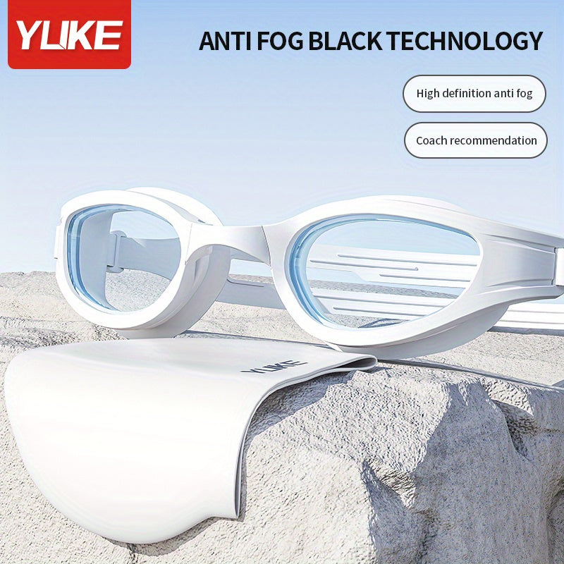 Adult Waterproof Anti-fog Swimming Goggles
