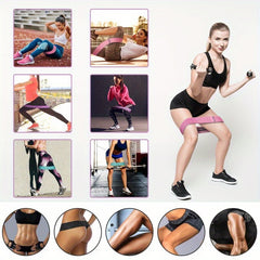 3pcs Yoga Resistance Ropes Set Non slip Stretching Bands Hip Lifting Training
