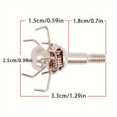 Stainless Steel Flat head Bowfishing Accessory For Fish Catching
