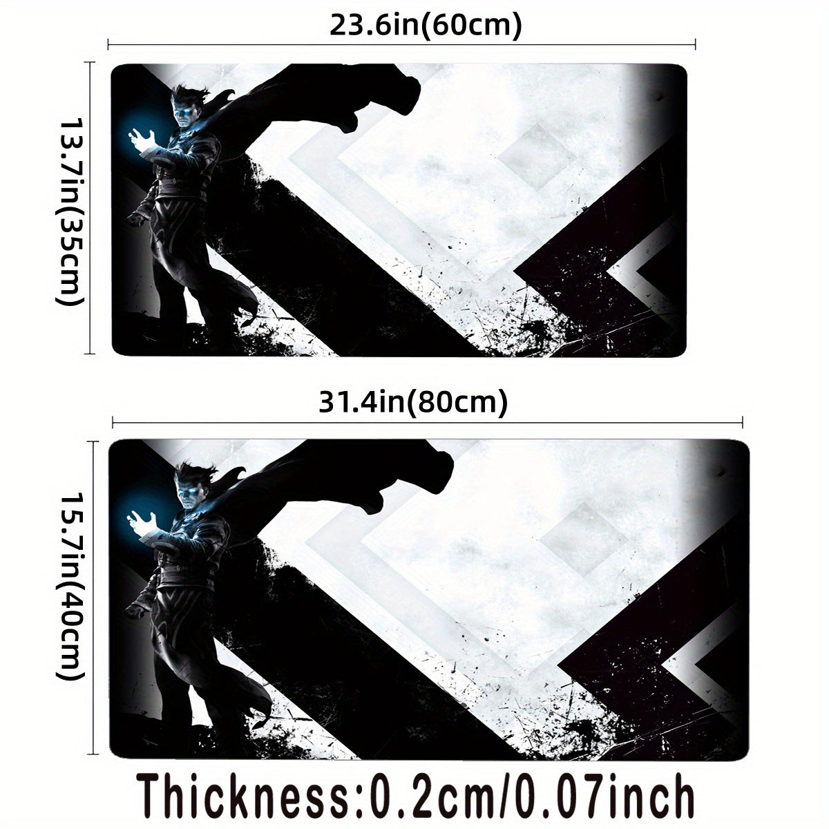 Large Anime Game Mat 2MM Thickness