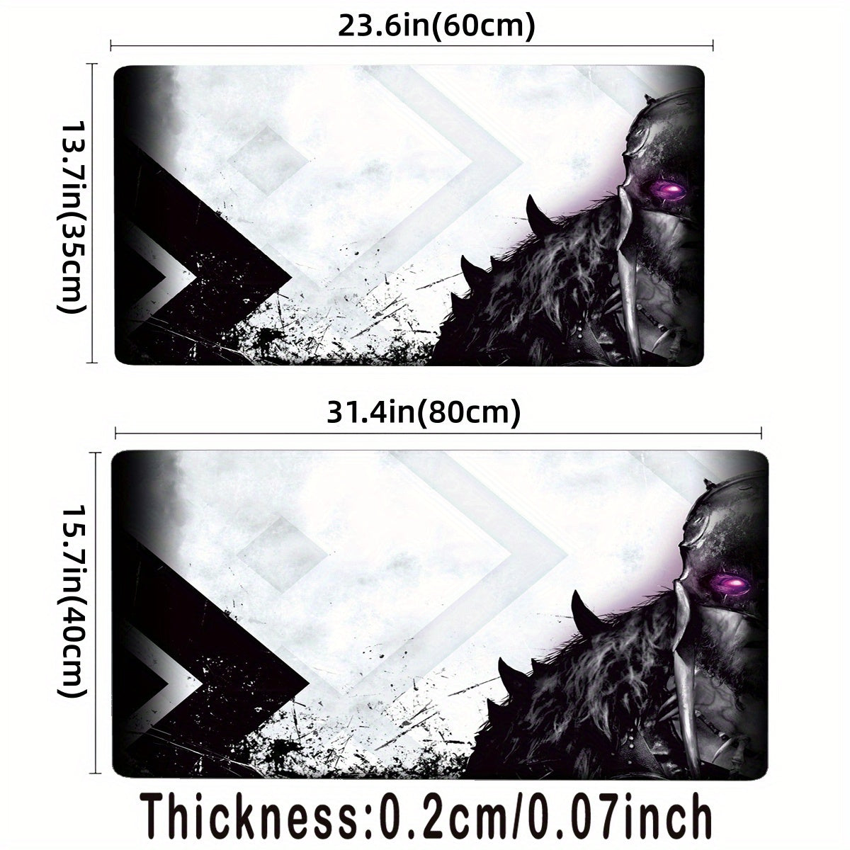 Anime Game Mat Large Size 2MM Thickness