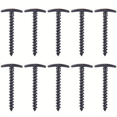 6pcs Durable Screw Anchor Tent Pegs For Camping & Hiking