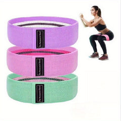 3pcs Elastic Squat Resistance Bands Yoga Stretching Ropes For Hip Lifting