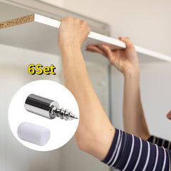 Self Tapping Screw with Rubber Sleeve for Wardrobe Cabinet Glass Support