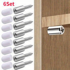 Self Tapping Screw with Rubber Sleeve for Wardrobe Cabinet Glass Support