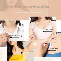 50pcs Invisible Anti Slip Stickers For Clothing And Body Double Sided Tape