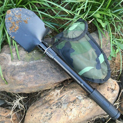 1pc Armory Shovel Folding Portable Hoe Digging Fishing Small Shovel