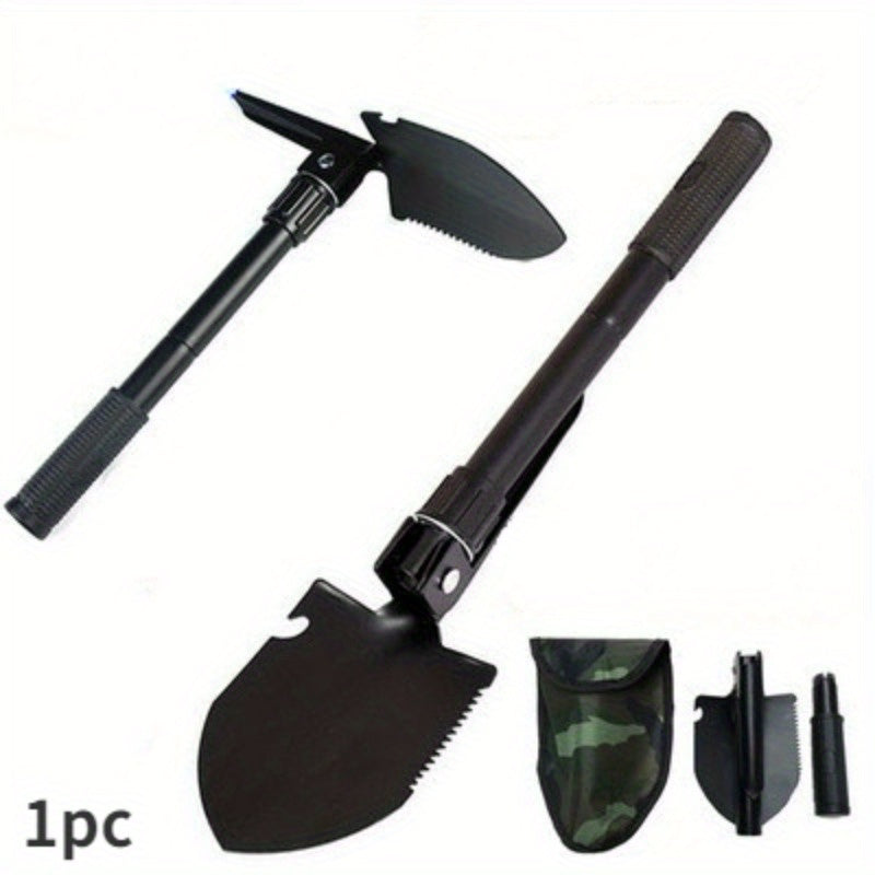 1pc Armory Shovel Folding Portable Hoe Digging Fishing Small Shovel