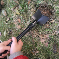 1pc Armory Shovel Folding Portable Hoe Digging Fishing Small Shovel