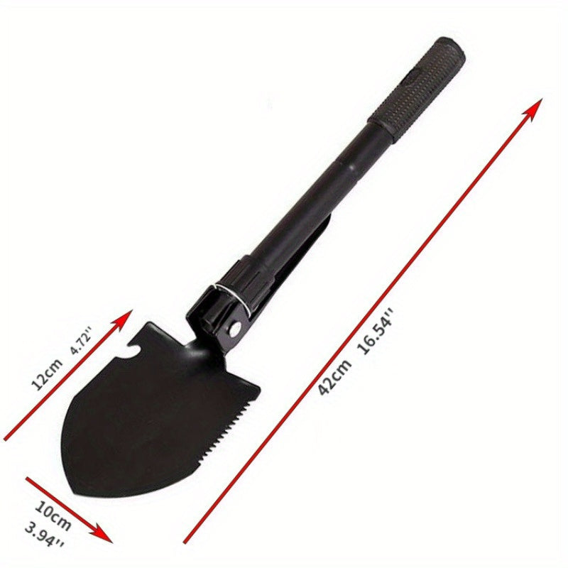 1pc Armory Shovel Folding Portable Hoe Digging Fishing Small Shovel