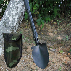 1pc Armory Shovel Folding Portable Hoe Digging Fishing Small Shovel
