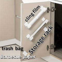 Perforated Storage Tray Cling Film Garbage Bag Cabinet Storage Rack
