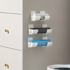 Perforated Storage Tray Cling Film Garbage Bag Cabinet Storage Rack