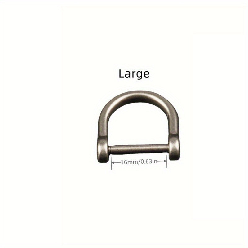 Stainless Steel Hanging Buckle U Shaped Hook Keychain Accessory