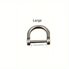 Stainless Steel Hanging Buckle U Shaped Hook Keychain Accessory