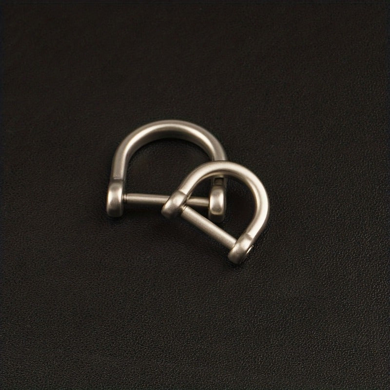Stainless Steel Hanging Buckle U Shaped Hook Keychain Accessory