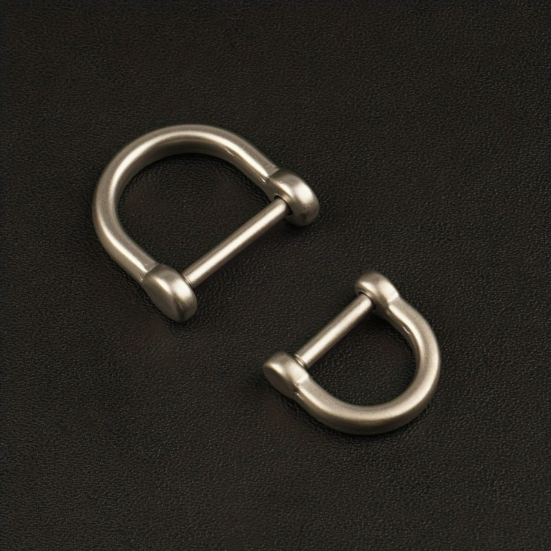 Stainless Steel Hanging Buckle U Shaped Hook Keychain Accessory