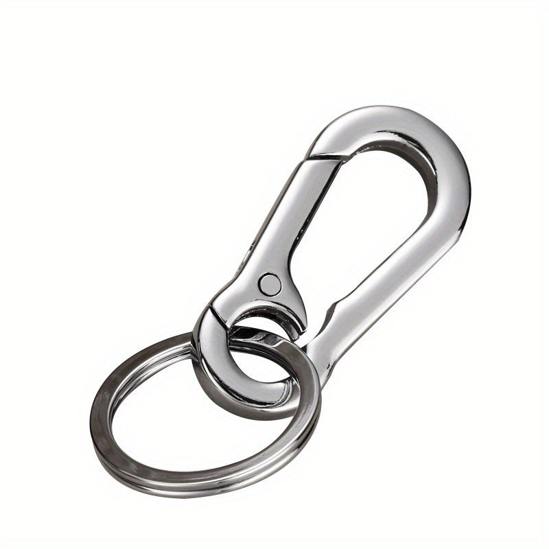 1pc Stainless Steel Keychain Key Ring Bag Car Key Pendant Accessory