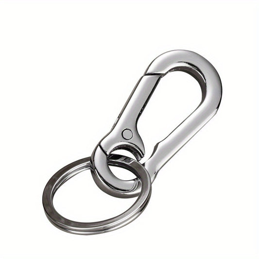 1pc Stainless Steel Keychain Key Ring Bag Car Key Pendant Accessory