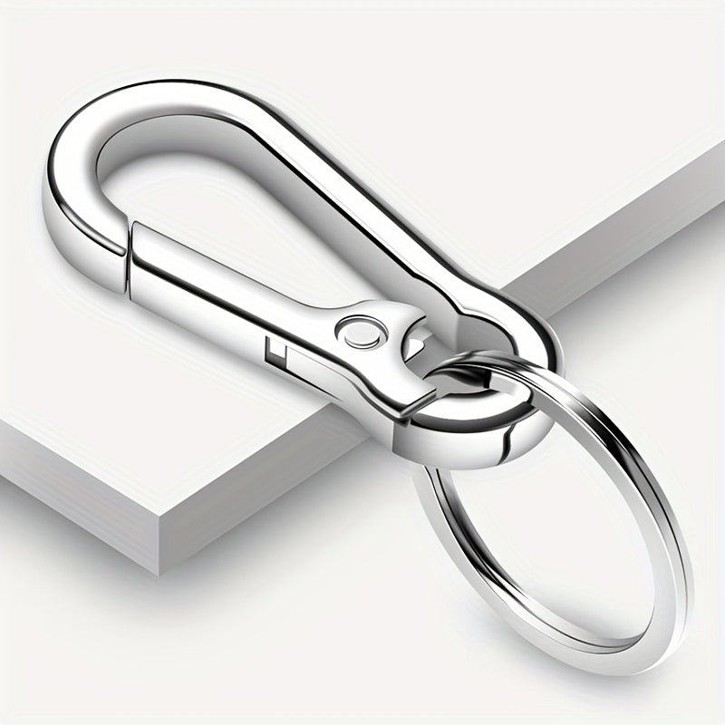 1pc Stainless Steel Keychain Key Ring Bag Car Key Pendant Accessory