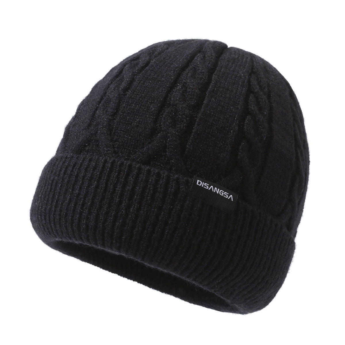 Cycling Knitted Hat Gloves Scarf Velvet Beanie Anti Slip Gloves